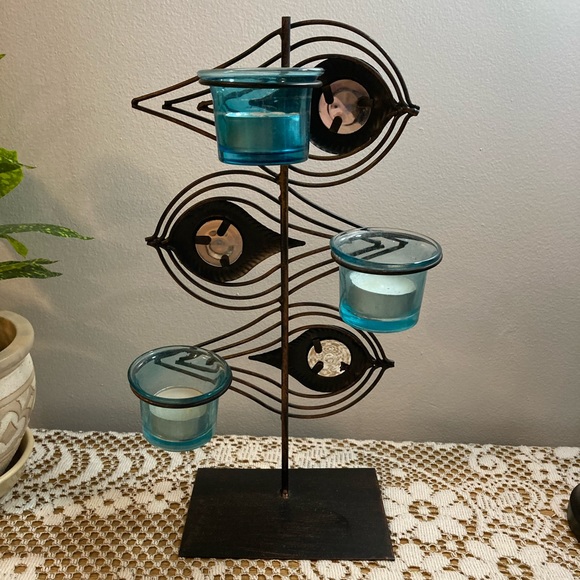 Metal Candle Holder - Picture 2 of 4